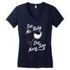 sip me baby one more time wine glass Women's V-Neck T-Shirt