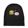 cheeseburger pranks doughnut Baby Beanies