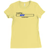 coole geek t shirts loading nerd admin computer pc big bang theory fun Ladies Fitted T-Shirt