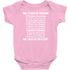 12 days of nursing Baby Bodysuit