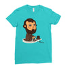 abraham play the game Ladies Fitted T-Shirt