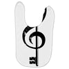 the music is the key Baby Bibs