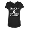dragons Maternity Scoop Neck T-shirt