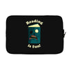 reading is fun Laptop sleeve