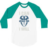 i can  i will 3/4 Sleeve Shirt