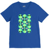 sad alien and daisy nineties grunge pattern V-Neck Tee