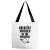 Greatest Mother In The Universe Tote Bags