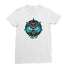 mustache animal Ladies Fitted T-Shirt