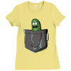 i'm in a pocket Ladies Fitted T-Shirt