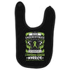 Never Underestimate The Strength Of A Lymphoma Cancer Warrior Baby Bibs