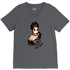 49. not today satan 022 V-Neck Tee