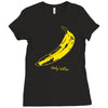 retro velvet underground andy warhol banana rock black t shirt sz s m Ladies Fitted T-Shirt