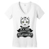 I Am Cat Actually In A Very Commited Relationship Women's V-Neck T-Shirt