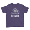 les reines naissent en janvier Youth Tee