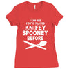 knifey spooney Ladies Fitted T-Shirt
