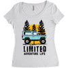 limited adventure life Women's Triblend Scoop T-shirt