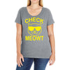 check meowti Ladies Curvy T-Shirt