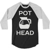 pot head coffee lover 3/4 Sleeve Shirt
