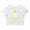Trainning To Go Super Saiyan Crop Top