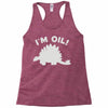 science dinosaur Racerback Tank