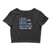 grandma life Crop Top