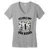 only one in dog beers Women's V-Neck T-Shirt