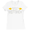 property of my ostrich Ladies Fitted T-Shirt