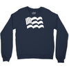 american flag sticker vinyl decal   usa stars united states country ca Crewneck Sweatshirt