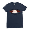 November Peeking Out Baby Boy Ladies Fitted T-Shirt
