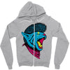 cat punk Zipper Hoodie