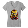 iron man stormtrooper mashup 1 Women's V-Neck T-Shirt