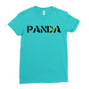 Panda Write T-Shirt Ladies Fitted T-Shirt