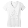 mmxi roman numerals triangle Women's V-Neck T-Shirt