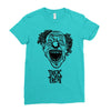 trick or treat Ladies Fitted T-Shirt