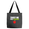 Trust Me I am a Teacher Tote Bags