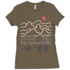van desert Ladies Fitted T-Shirt