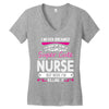 I Never Dreamed I d Grow Up To Be A Super Cute Nurse But Here I'm Kill Women's V-Neck T-Shirt