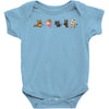 psycho animals Baby Onesie