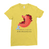 stomach cancer awareness Ladies Fitted T-Shirt