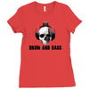 drum and bass Ladies Fitted T-Shirt