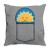 personal sun Throw Pillow