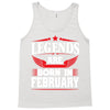 Legends Are Born In February Tank Top