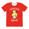 The Orijinal Topknot Tinkerbell All Over Women's T-shirt