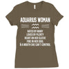 Aquarius Woman Ladies Fitted T-Shirt
