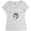 class o f 2018 cool girl Women's Triblend Scoop T-shirt