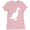 cool duck retro Ladies Fitted T-Shirt