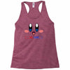 kirby gamer geek snes Racerback Tank