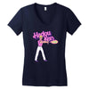 hadou ken Women's V-Neck T-Shirt