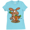 carrot party Ladies Fitted T-Shirt