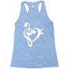 musik notes Racerback Tank
